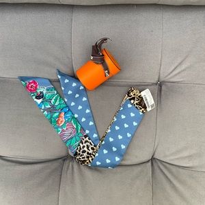 Authentic Hermes jungle love Twilly NWT